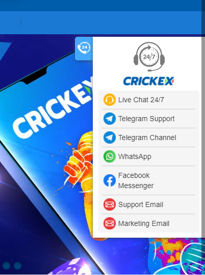 Crickex support