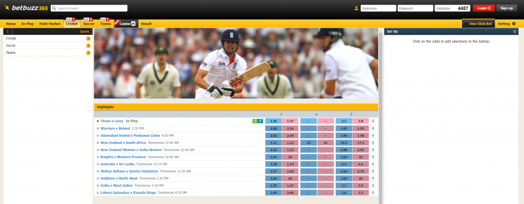 BetBuzz365 cricket